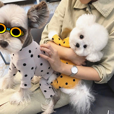 Polka Dot Dog Cat Four-legged Clothes