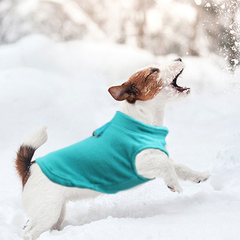 Winter Fleece Dog Cat Jacket Vest