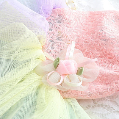 Colorful Princess Skirt For Dog Cat
