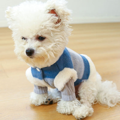 Plaid Warm Dog Cat Harness Coat