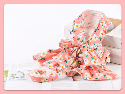 Floral Puppy Dress&Leash Set