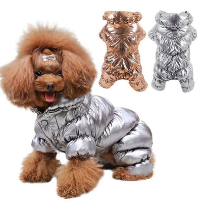 Thicken Plush Waterproof Puppy Coat