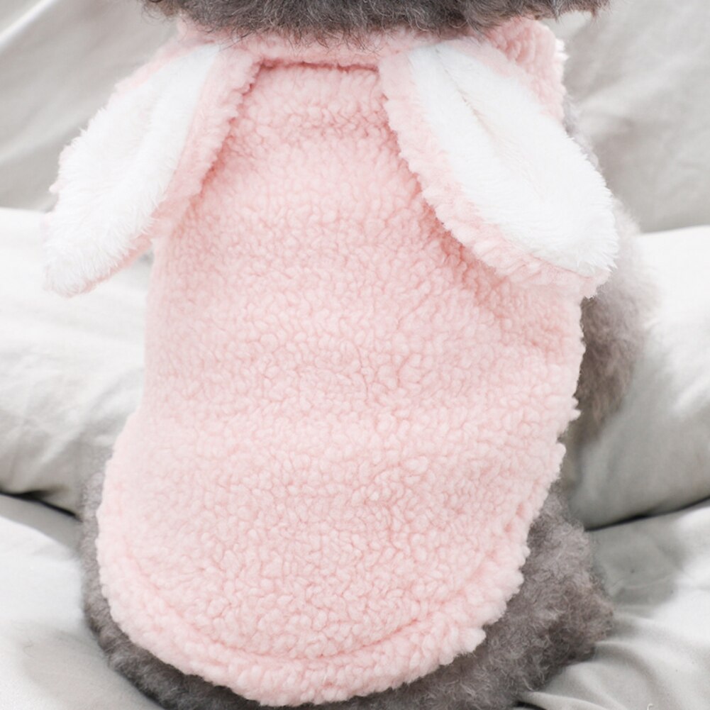 Rabbit Ears Fleece Puppy Hooded Coat