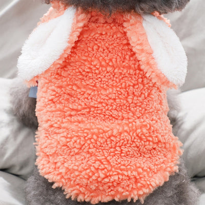 Rabbit Ears Fleece Puppy Hooded Coat