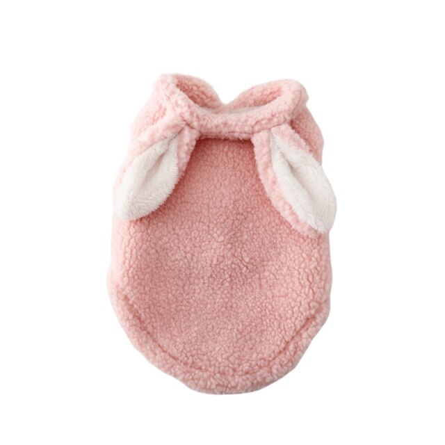 Rabbit Ears Fleece Puppy Hooded Coat