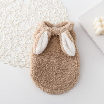 Rabbit Ears Fleece Puppy Hooded Coat