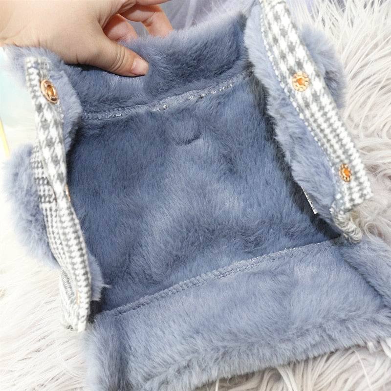 Thickened Plush Warm Dog Coat