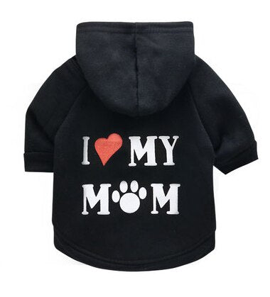 Letter Printed Dog Cat T-shirt&Hoodie