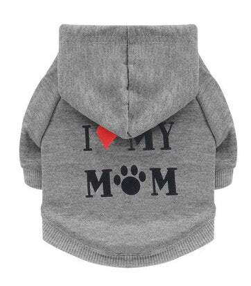 Letter Printed Dog Cat T-shirt&Hoodie